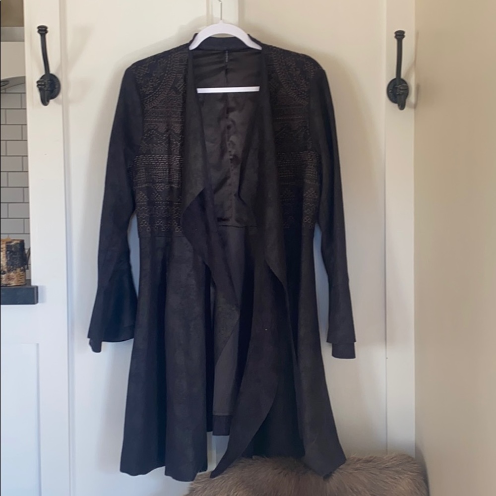 Aztec Print Black Western Jacket